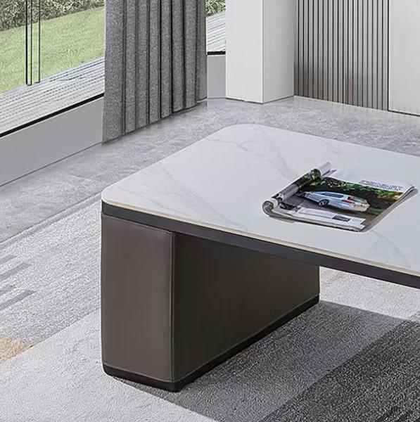 Y03# Modern Office Furniture Marble Coffee Table Office Reception Tea Table