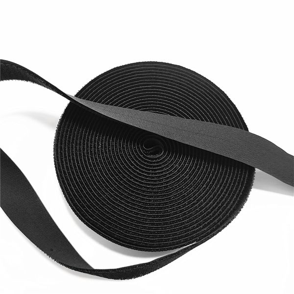 DANSKY Custom High Quality Adhesive Conductive Nylon Anti-Static Hook Loop Tape for Clothing Home Textile Use