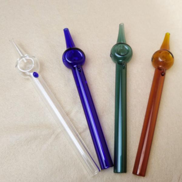 6'' Glass Beaker Smoking Pipe Accessories Recycler Glass Pipe Oil Dab Rig
