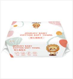 126Gram Disposable Soft Organic Cotton Wipes Baby Towels For Dry Wet With Size Is 15*7*10.5cm And Weight is 126 Gram 66