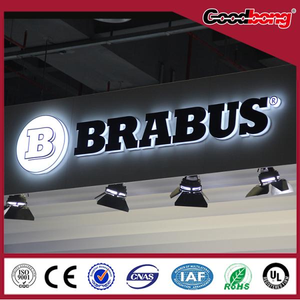 Waterproof Great Illuminated car logo Back Light LED Letters Sign