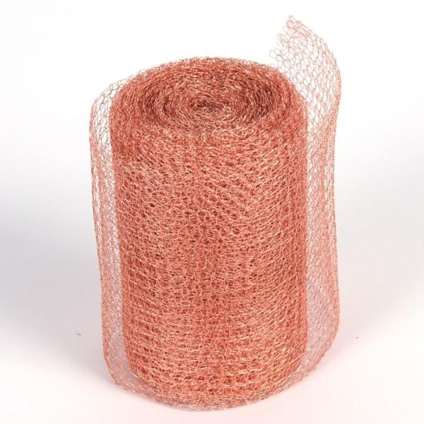 4 x 45' Knitted Metal Mesh , Distilling Copper Mesh Knitted