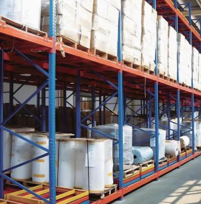 Galvanized Warehouse Push Back Pallet Racking High Density 1000kg–1500Kg Per Pallet
