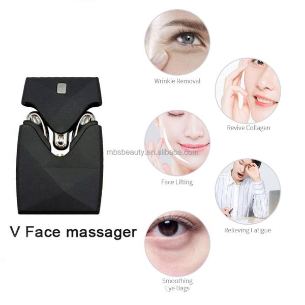 Кожа машины подтяжки лица Microcurrent био перевозчика морщинки Microcurrent лицевого мини затягивая Massager красоты подмолаживания