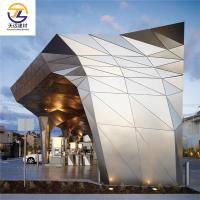 PVDF comercial revestimiento de aluminio centro comercial 0,8 mm paneles de techo de metal perforado