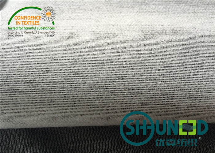 Tricot Brush Raschel 70% Viscose Fusible Interlining Garments B1000