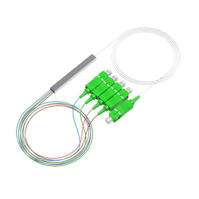 conector do SC APC UPC do LC do divisor da fibra dos acessórios 1x4 da fibra ótica de 0.9mm
