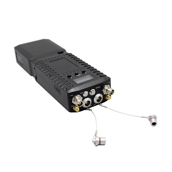 4W AES256 82Mbps 350MHz-4GHz Transmissor de vídeo IP MESH IP Manpack IP