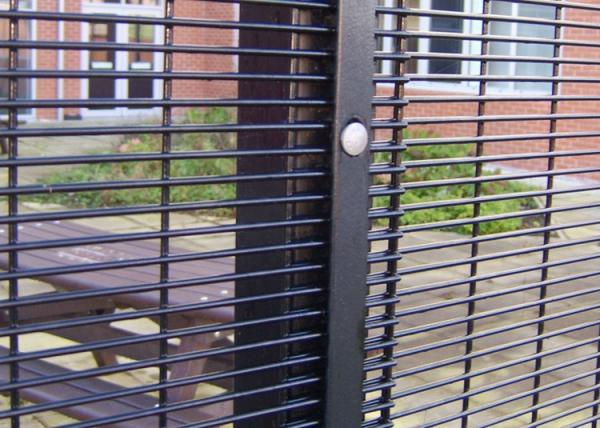 Anti Ultraviolet 76.2X12.7X4mm Anti Climb Security Fencing