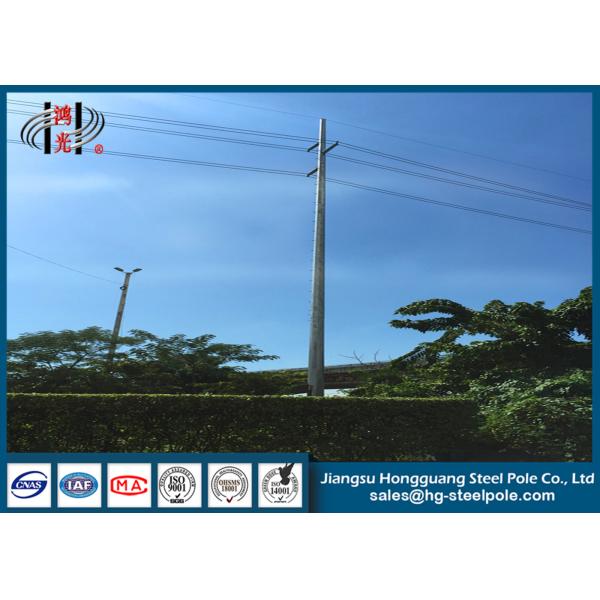 Гальванизированный полигональный стальной трубчатый поляк для Филиппин АСТМ А123 13.8кв