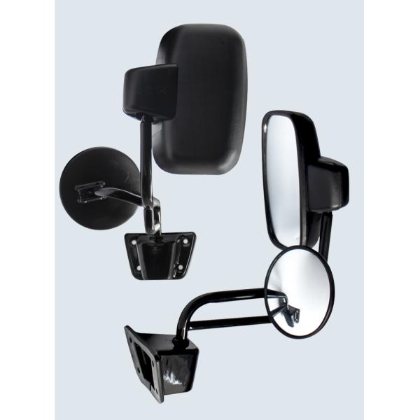 Plastic ISO9001 Toyota Coaster Side Mirror Rearview DC06 Steel Type