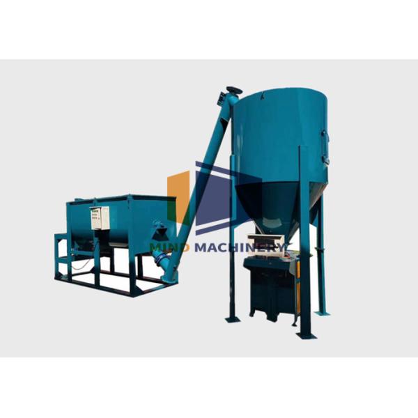 17.6 KW Dry Mortar Production Line For Interior Tile Adhesive Wall Putty Plaster