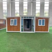 Salle de séjour maison préfabriquée élargie maison de trois chambres conteneur maison couleur personnalisée