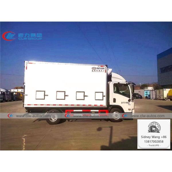 Dongfeng 4x2 3T Refrigerated Delivery Truck For Livestock And Poultry
