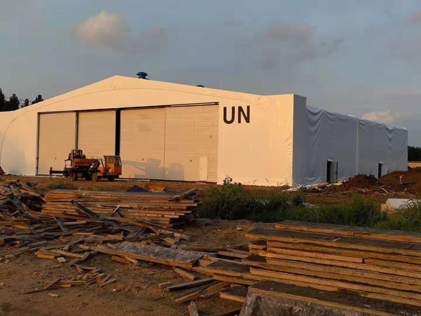 Customized Steel Structure Hangar For Specific Wind Pressure / Airplane Hangars