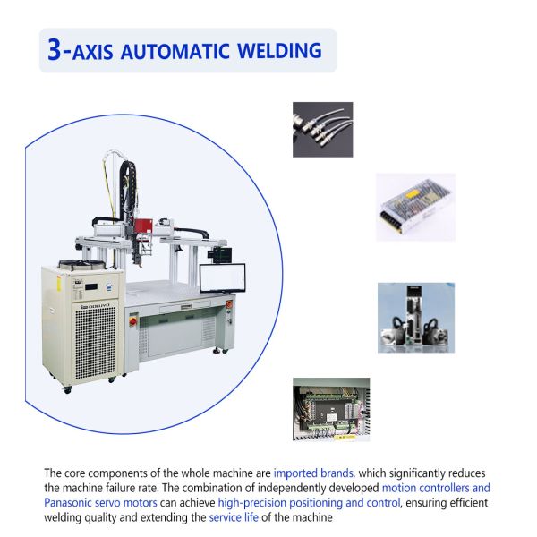 6000W Output Power Battery Laser Welding Machine with 1080 Wavelength and 3 Years Warranty