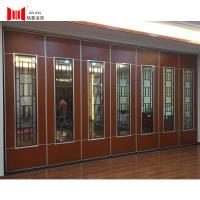 La oficina de madera de Geling y de cristal divide 3 metros que resbalan las puertas de cristal de la división