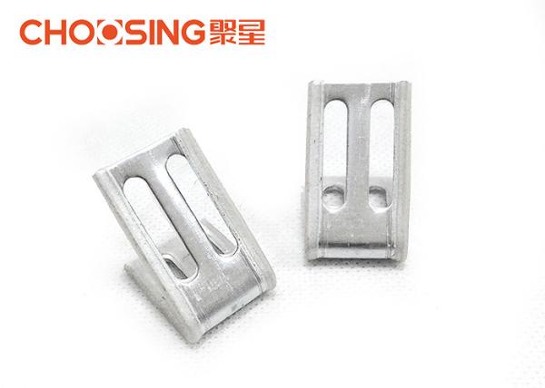 U Shape Metal Spring Clips Heavy Steel Construction With Plastic Covered