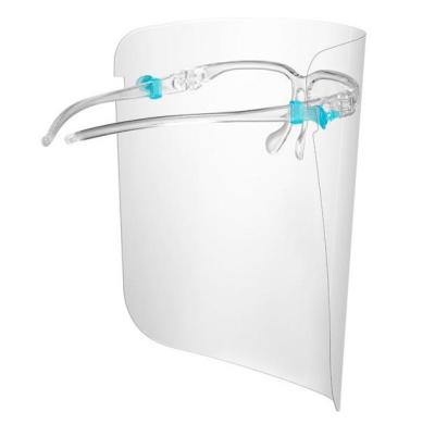 Transparent Disposable Face Shield Customized No Glare Lens For Anti Splash