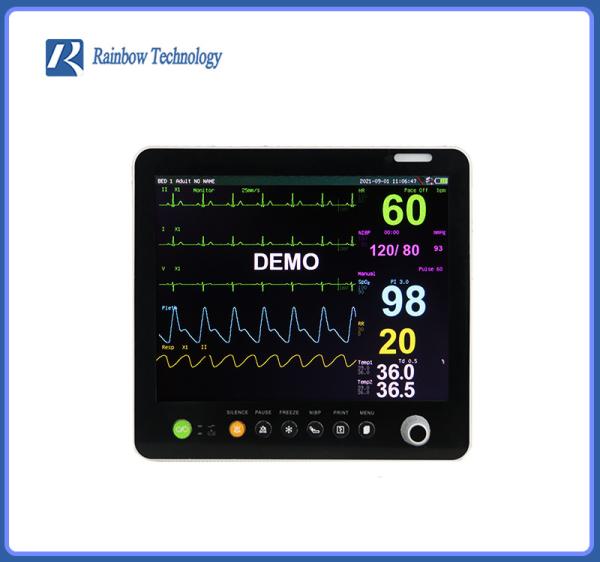 Um multi parâmetro Vital Signs Monitor de 15 polegadas