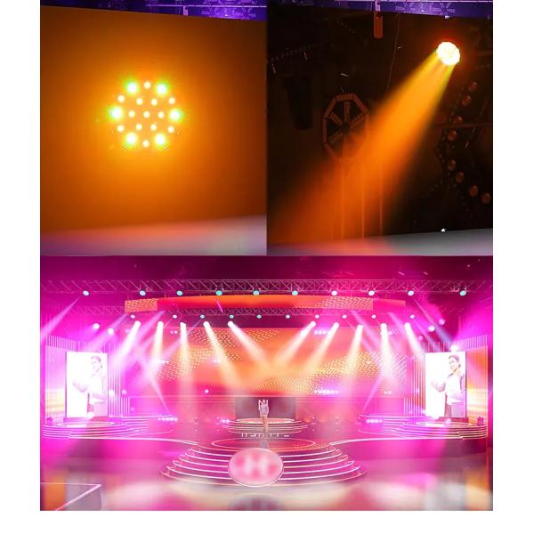 37*15W LED Zoom RGBW 4ni1 LED Движущаяся голова Сцена Свет для свадебного концерта