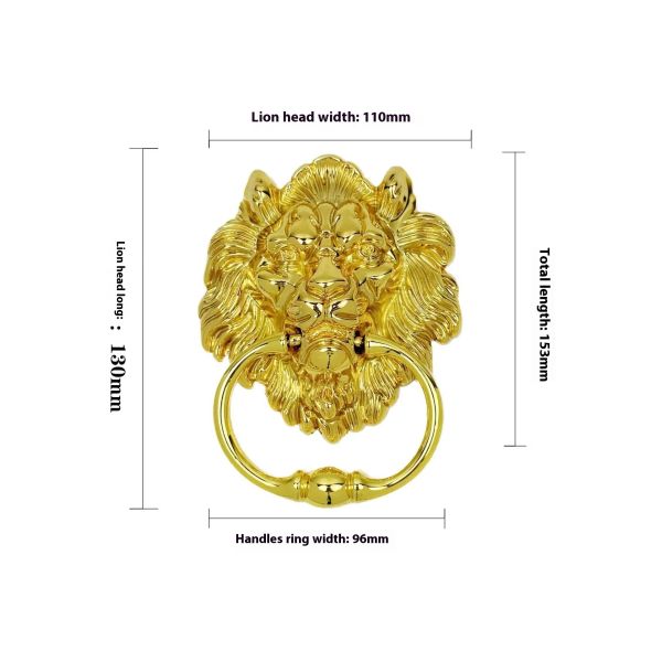 Sofa Decoration Stick QQ Gold Hardware Accessories Decoration Buckle lion Head Furniture Handle