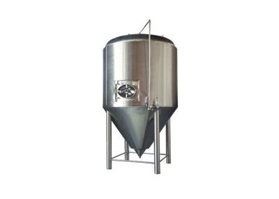 1000L Temp Controlled Conical Fermenter SS304 Cooling Jackets / Top Manhole