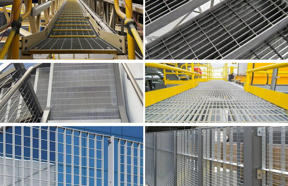 Heavy Duty Serrated Welded Bar Grating for Industrial Walkways and Platforms