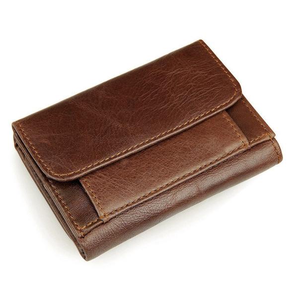 PU Leather Men's Wallet 2024 Customized with Storage Convenience and Polyester Lining
