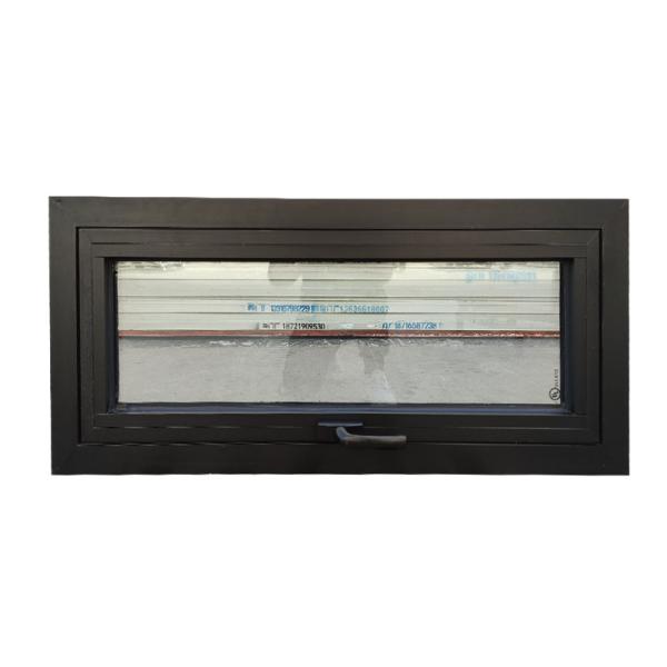 White Frame  Aluminium Sliding Windows Sizes Powder Coating PVDF Aluminum Awnings For Houses