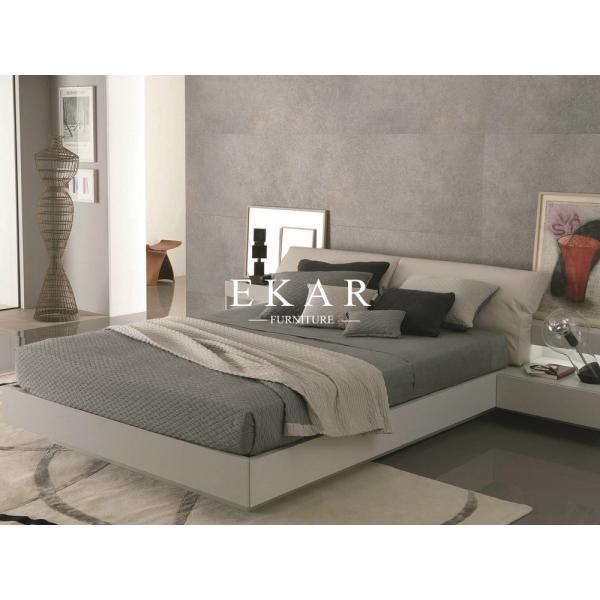 Bedroom Furniture Simple Double Wooden Bed Designs ZZ-BD014