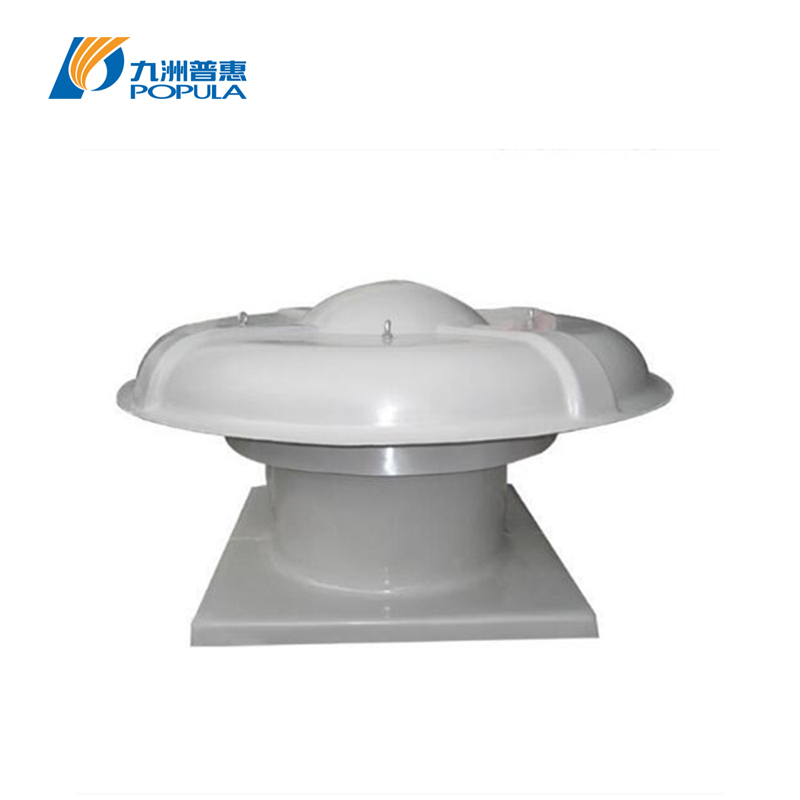 Weatherproof Plastic Industrial Fan FRP Roof Fan Space Saving For Warehouses Factories