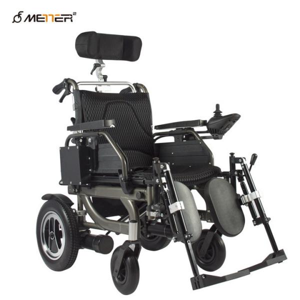 120kg Load Multifunction Folding Motorized Wheelchair For Rehabilitation Therapy