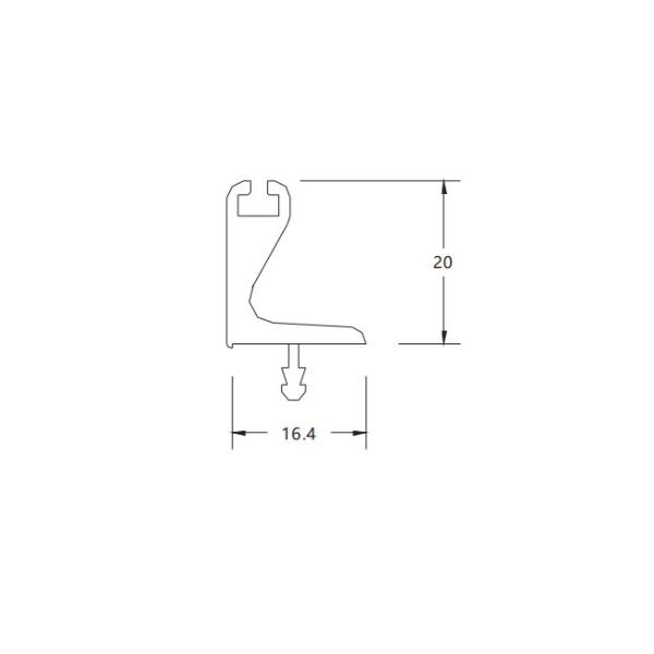 Сползать ручки двери декоративной двери коммерчески алюминиевые