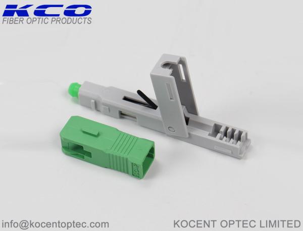 Telecom Single Mode And Multimode Fiber Connectors 0.3dB 3D Pass