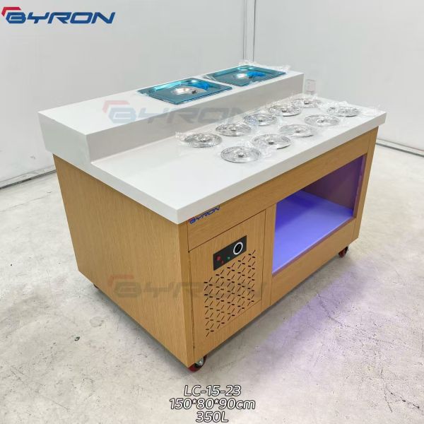 Condiment Hotpot Refrigerator Malatang Open Merchandiser Refrigerator