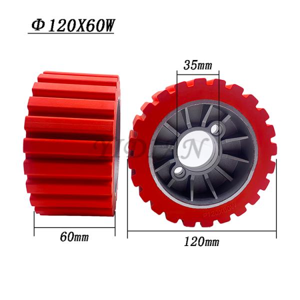 120*35*60мм фидер разделяет подающие колеса резиновые пресс-ролики для деревообрабатывающего фидера