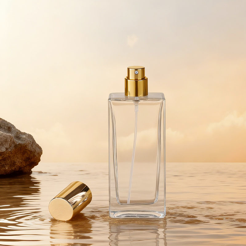 Aluminum Sprayer Vintage Glass Fragrance Bottle Lightweight Classic Look Ideal for Perfume Essential Oils and Aromatherapy 30ml 60ml 90ml