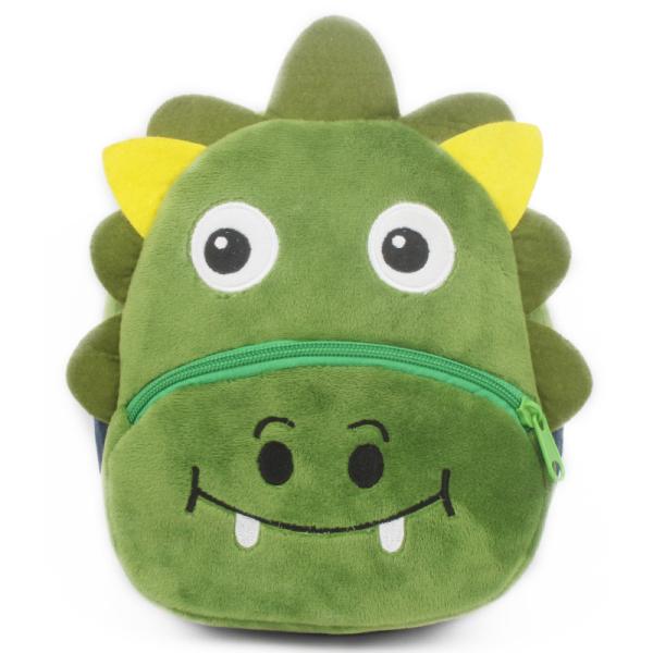 School 3D Cartoon Print Plush Kids Backpack Kindergarten Boys And Girls Mini