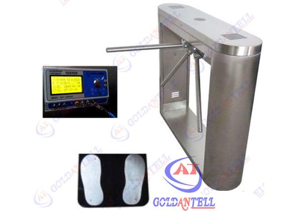 Meios torniquetes de aço inoxidável semi automáticos da altura, torniquete à altura da cintura