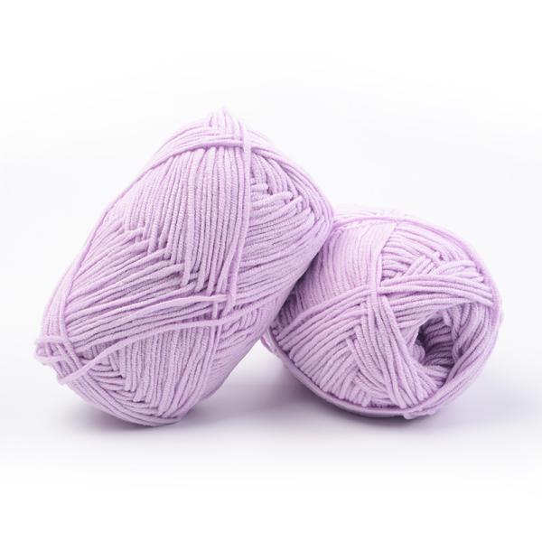 4/12NM 60% Cotton 40% Acrylic Eco-Friendly Milk Cotton Blended Yarn Various Color Hand Knitting