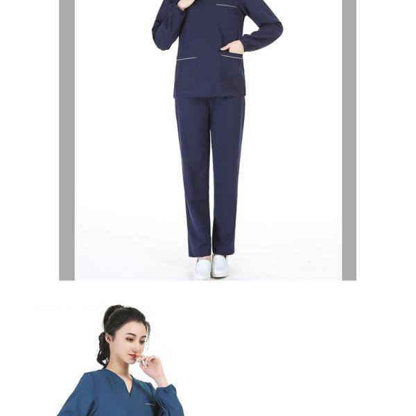 Медицинские скрабы из полиэстерового спандекса для женщин и мужчин в модном дизайне