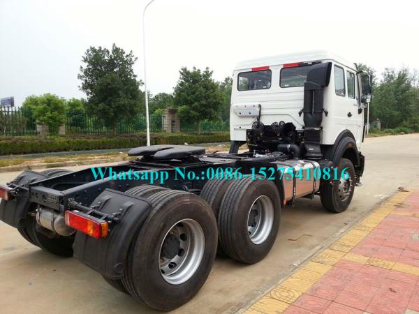 Caminhão 380hp do reboque de trator noun da condução à direita 6x4 para o tipo da entrega BEIBEN da carga