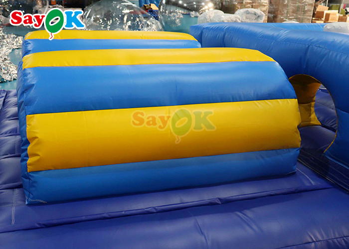 Цифровая печать Коммерческий скакалка 36ft Дети Земля Надувные препятствия Игровое оборудование