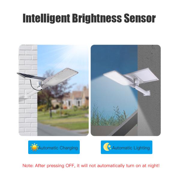 120° Beam Angle Commercial Outdoor Solar Street Light System 10w 20w 30w 40w 50w 100w