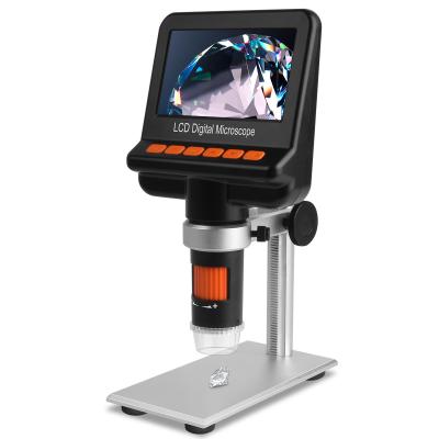Polarisant 4,3 pouces Lcd sans fil 150x Bijoux Microscope tenu dans la main