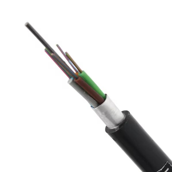 12 24 48 72 144 Noyaux câble en fibre optique extérieur GYTA