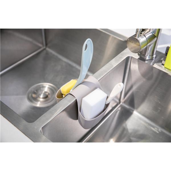 OEM ODM Silicone Kitchenware Products Silicone Sink Organizer 80g Multifunction