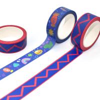 Kawaii imprimé fait sur commande Washi japonais Sid Masking Tape simple imperméable de papier