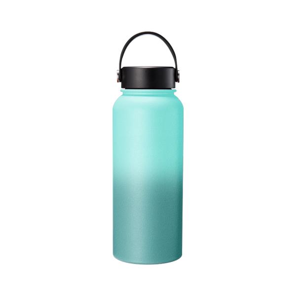 Gradient Color Stainless Steel Double Wall Drink Bottle Customized Design